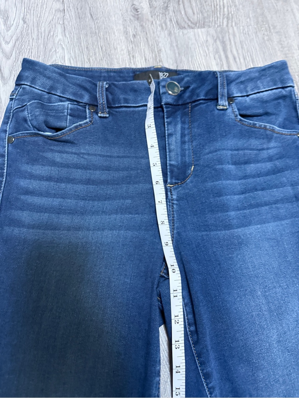 (2) 1822 Denim Blue/Black Women’s Jeans Bootcut Size 8/29 Better Butter Stretch - Picture 6 of 16